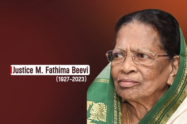 Trailblazer in the Halls of Justice Remembering Justice Fathima Beevi, India's First Woman Supreme Court Judge