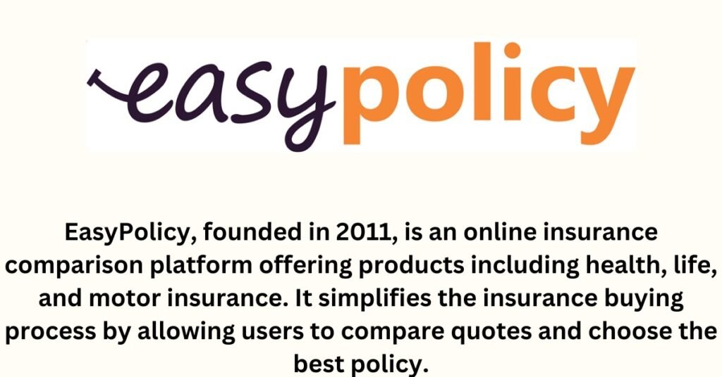 easypolicy-the top 10 InsurTech startups in India
