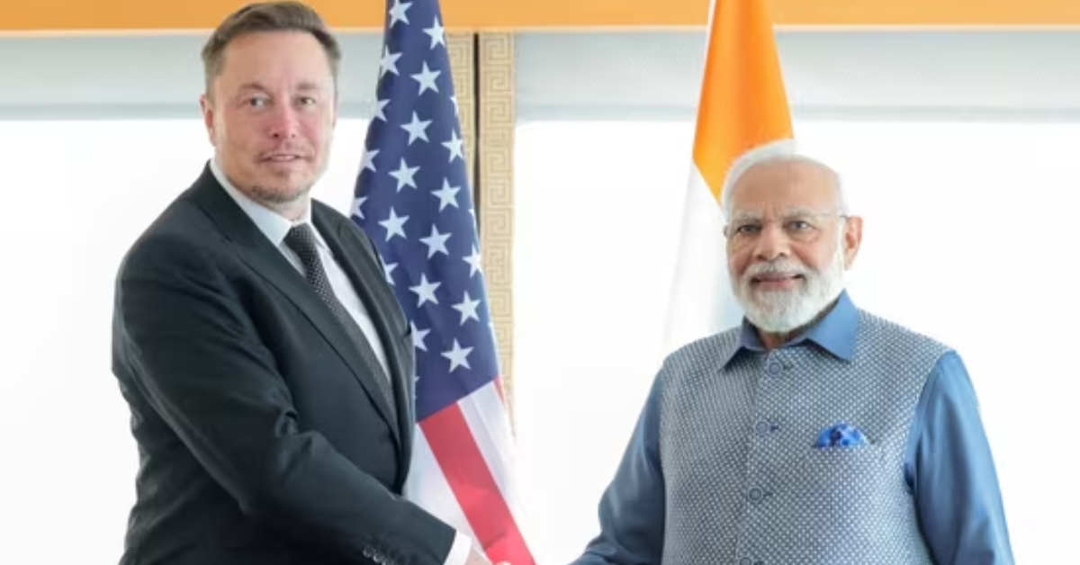 Elon Musk Extends Congratulations to PM Narendra Modi Ahead of Swearing-In