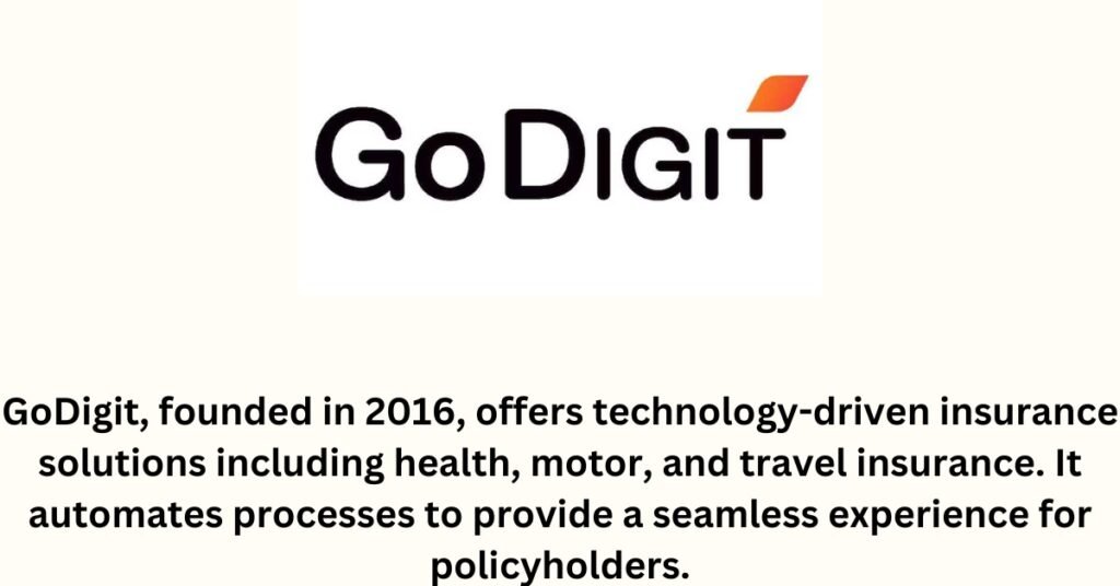 GoDigit-the top 10 InsurTech startups in India