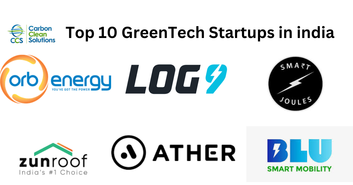 Top 10 GreenTech Startups in india
