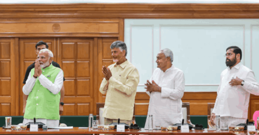 NDA Meets To Decide On Cabinet, Nitish Kumar, C Naidu Seek Key Posts
