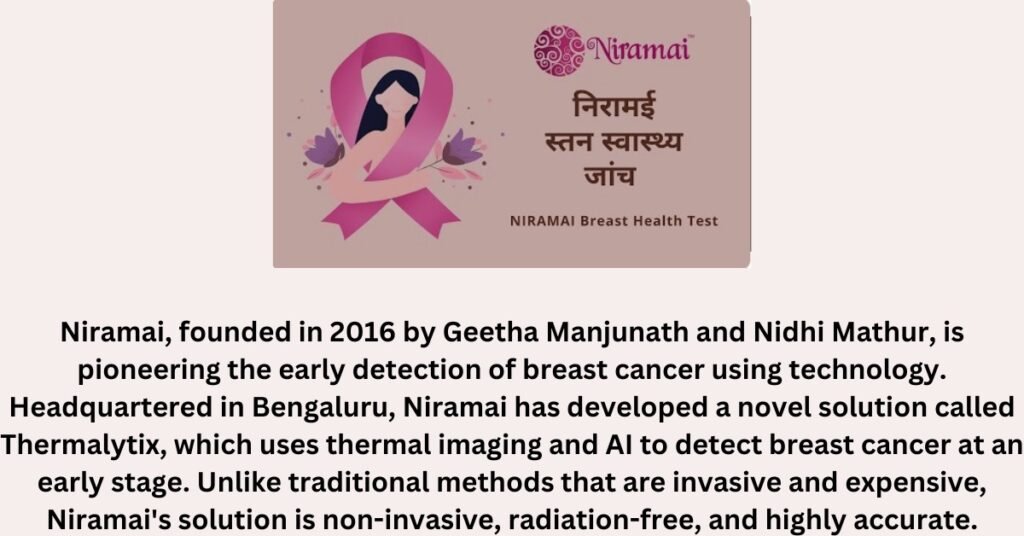 niramai'Top 10 HealthTech Startups in India