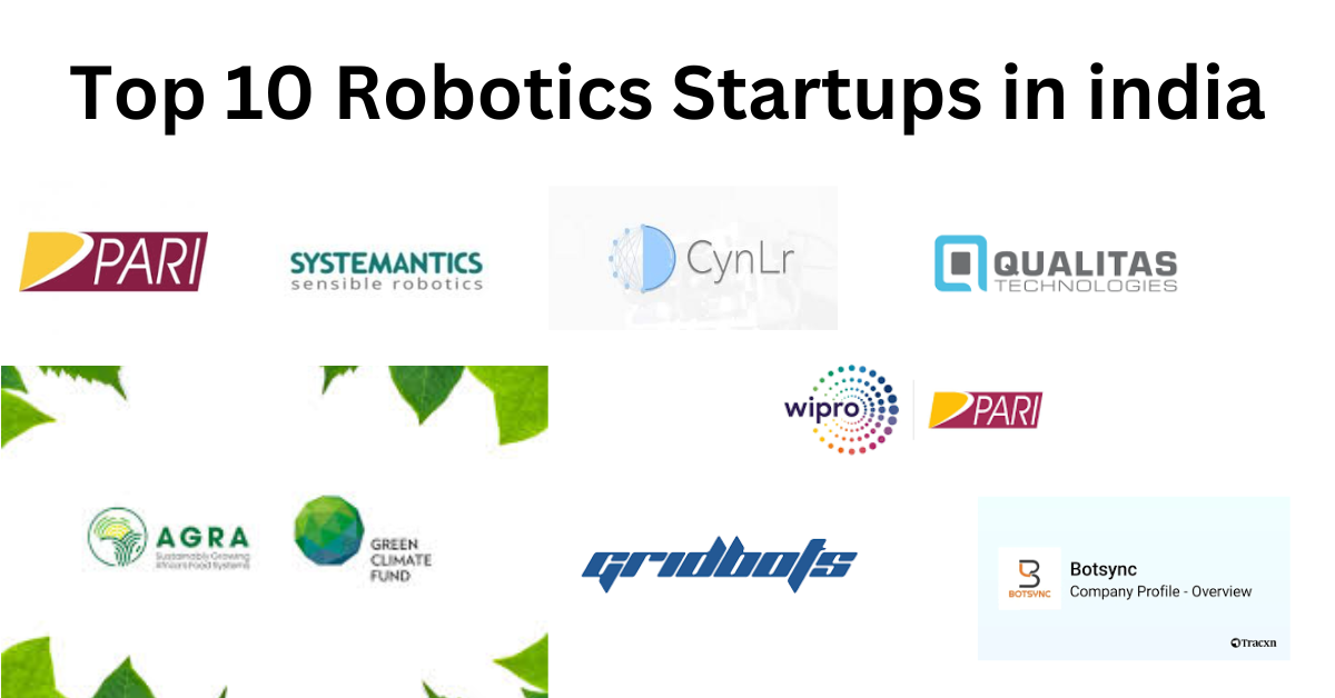 Top 10 Robotics Startups in india