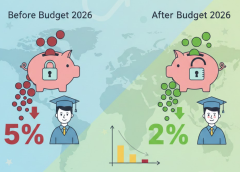 Union Budget 2026 for Students: Reduced TCS on Overseas Education and New Foreign Asset Disclosure Rules Explained