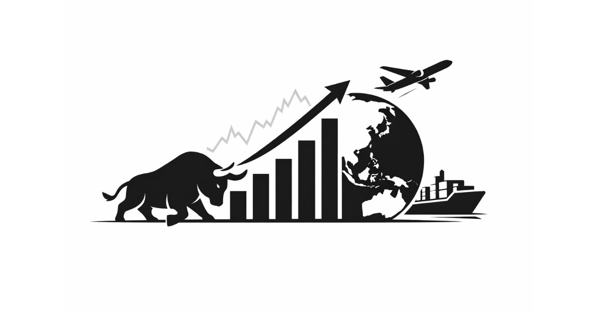 Sensex Surges 480 Points as bull and rising market chart signal strong gains