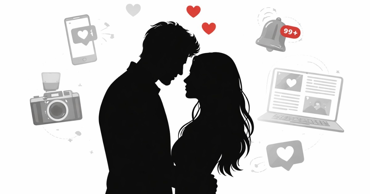 Minimal editorial-style illustration representing the Vijay Deverakonda Rashmika Wedding Buzz that sparked massive social media discussion.