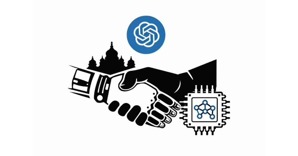 OpenAI India AI Collaboration editorial illustration