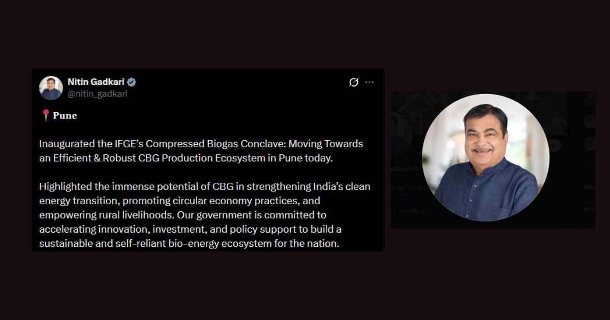 Compressed Biogas Conclave Pune inaugurated by Nitin Gadkari highlighting India’s CBG clean energy ecosystem.