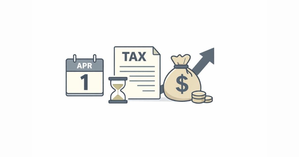 New tax rules April 1 India changes