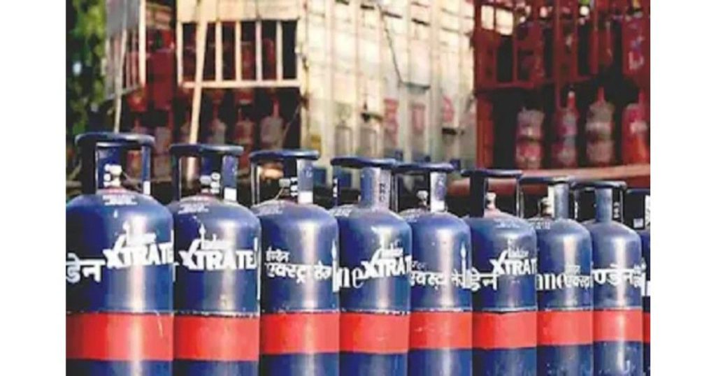 Commercial LPG cylinders with increased prices in India