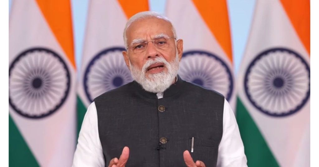 PM Narendra Modi addressing Karmayogi Sadhana Week on public services