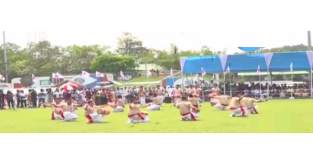 Rongali Bihu celebration with traditional dance at Kharghuli Playground Guwahati