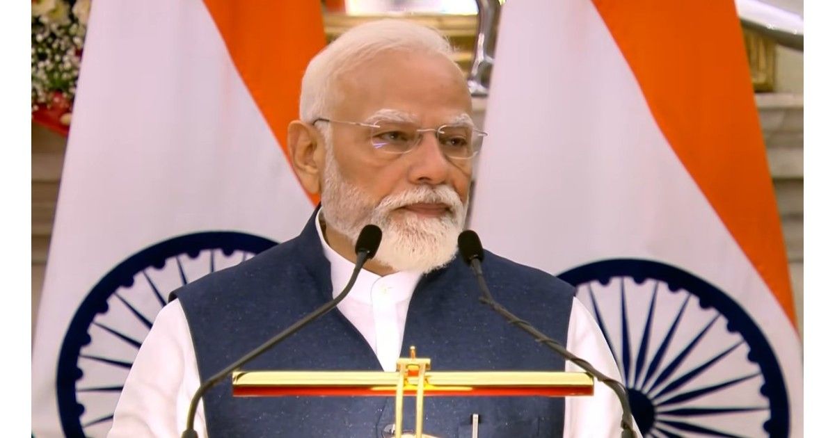 PM Narendra Modi speaking about Nari Shakti and women empowerment in India