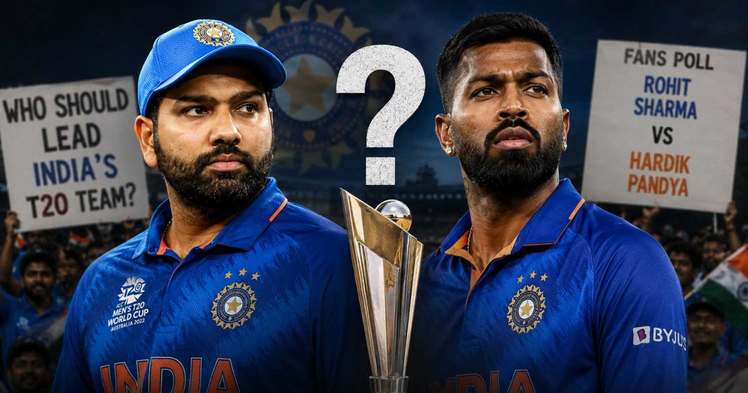 Split image of Indian cricketers during India captain debate over next T20 team leader