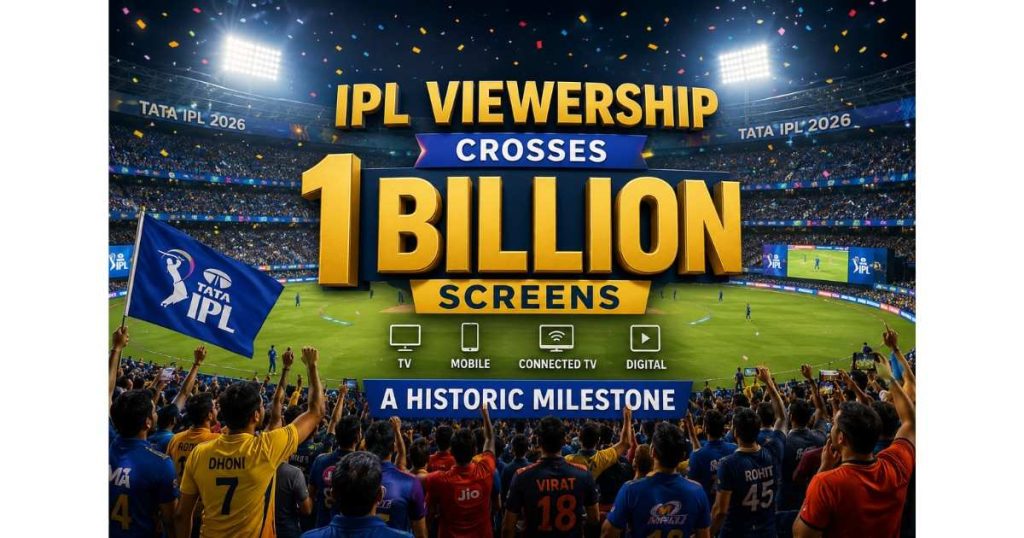 Fans watching JioStar IPL matches on smartphones and television during IPL 2026 streaming boom