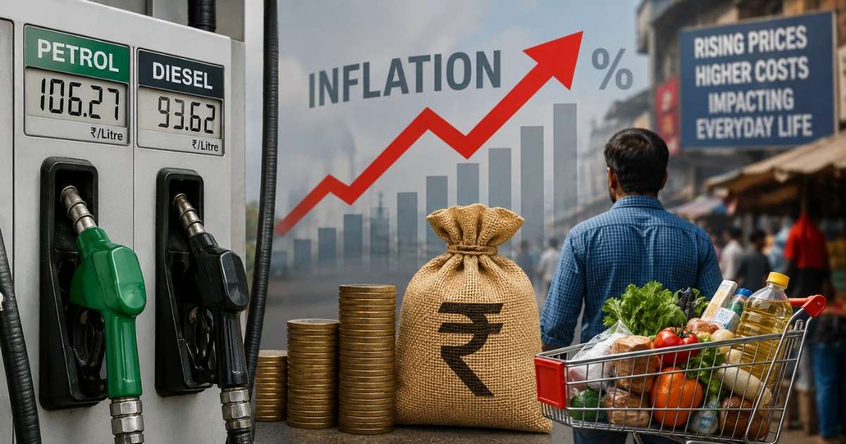 fuel prices and inflation concerns petrol price increase at Indian fuel station