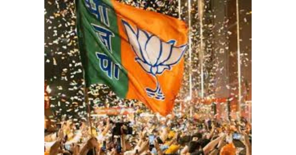 BJP candidate Jiban Gogoi after winning Sissibargaon seat