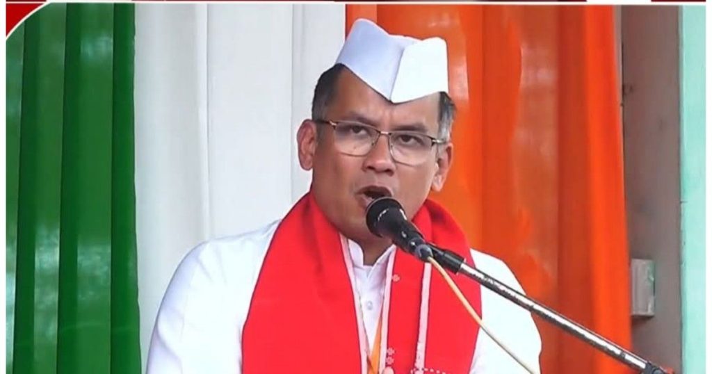 Assam Congress leaders during review meeting in Guwahati