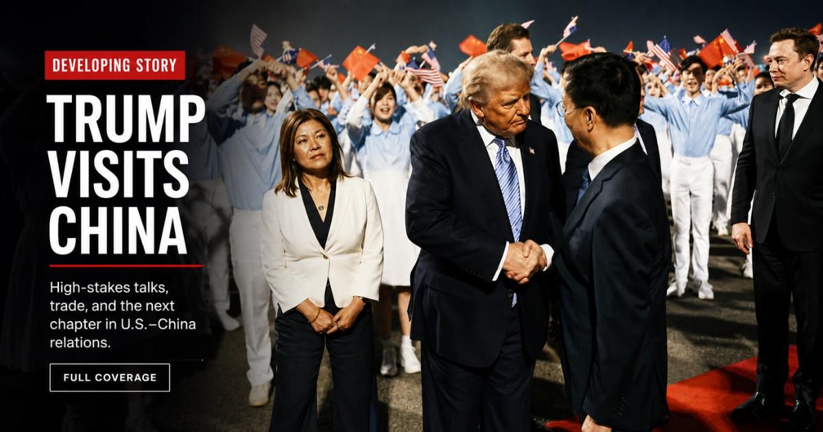 Donald Trump arrives in Beijing for summit talks with Xi Jinping