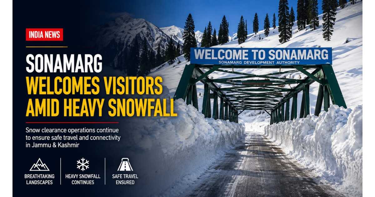 Authorities reopened the SSG road (Srinagar-Sonamarg-Gumri) Road after snow clearance operations and issued strict travel advisories for commuters.