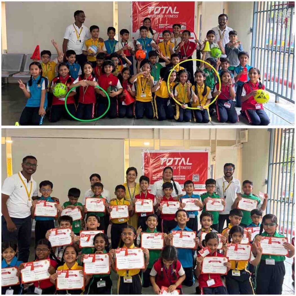 Total Sports & Fitness Engages 500+ Students Through Interactive Sports Sessions Ahead of National Sports Day